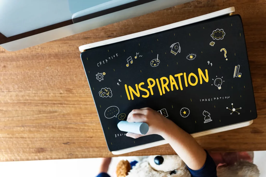 Graphic design Process step two taking inspiration