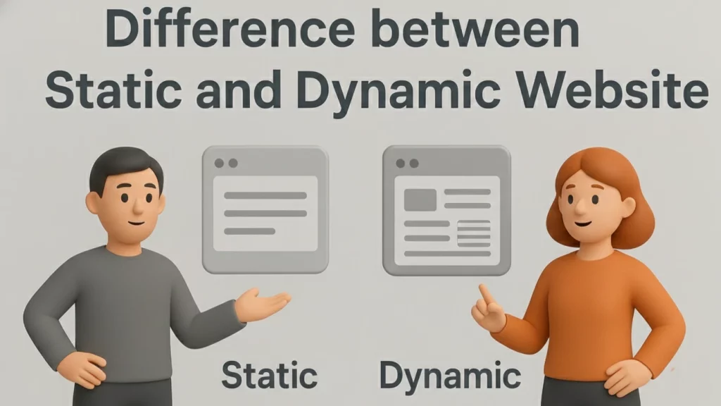 static and dynamic website difference