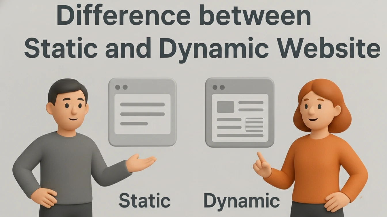 static and dynamic website difference