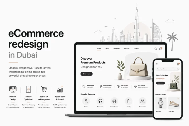 eCommerce redesign in Dubai