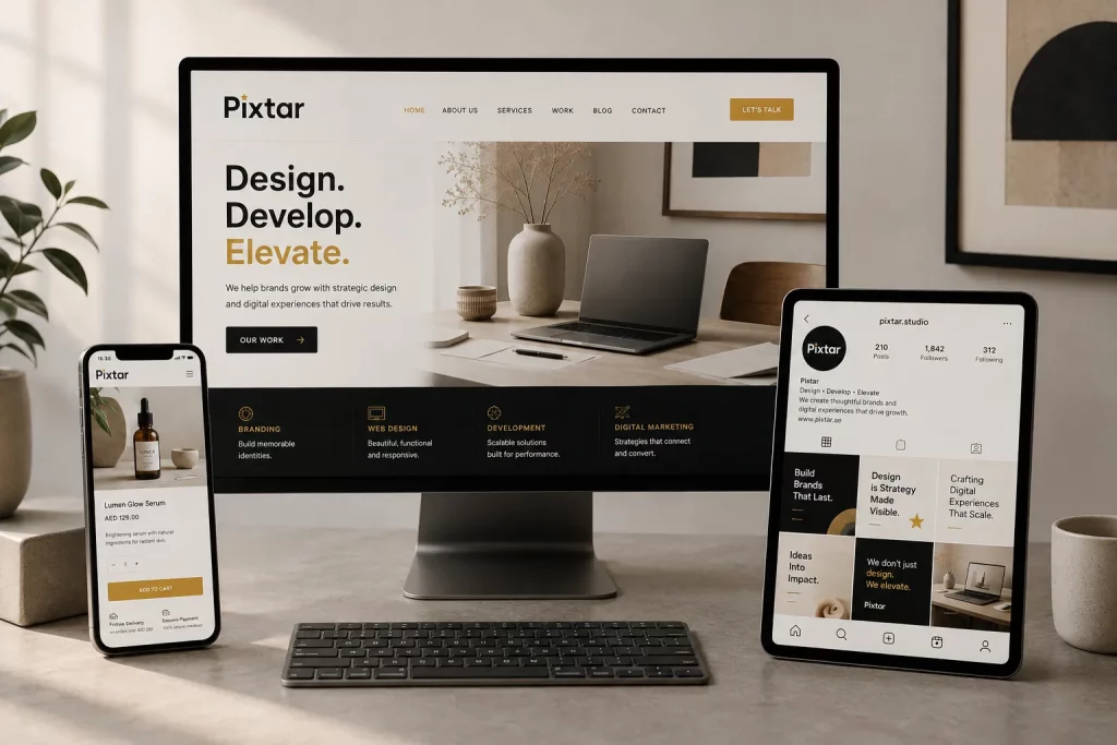 what branding services includes in dubai