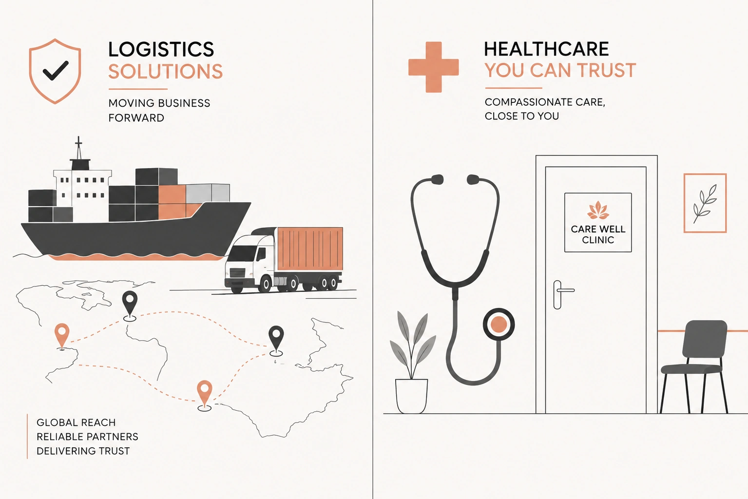 Branding for Logistics, Freight and Healthcare Companies in Dubai: A Trust-First Guide