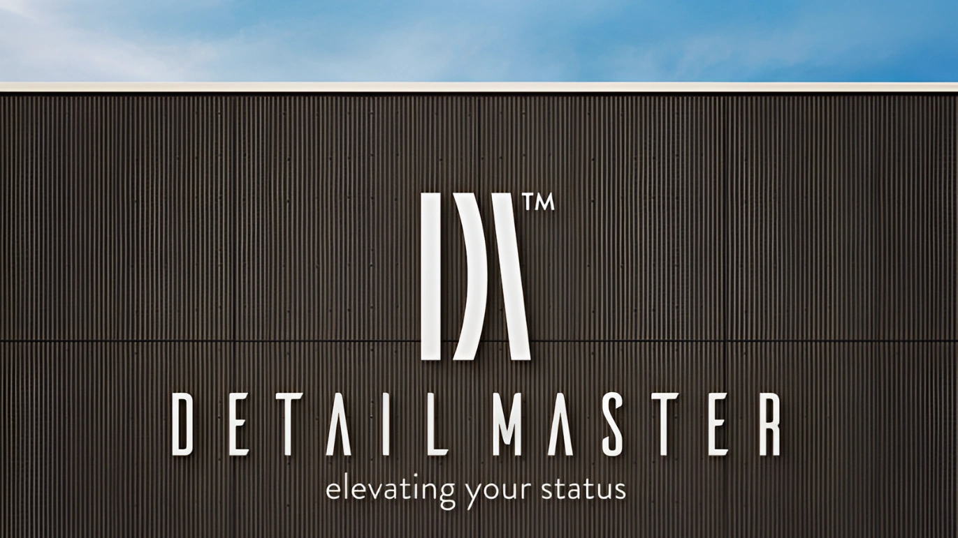 Detail Master interior design studio brand transformation by Pixtar branding agency in Dubai