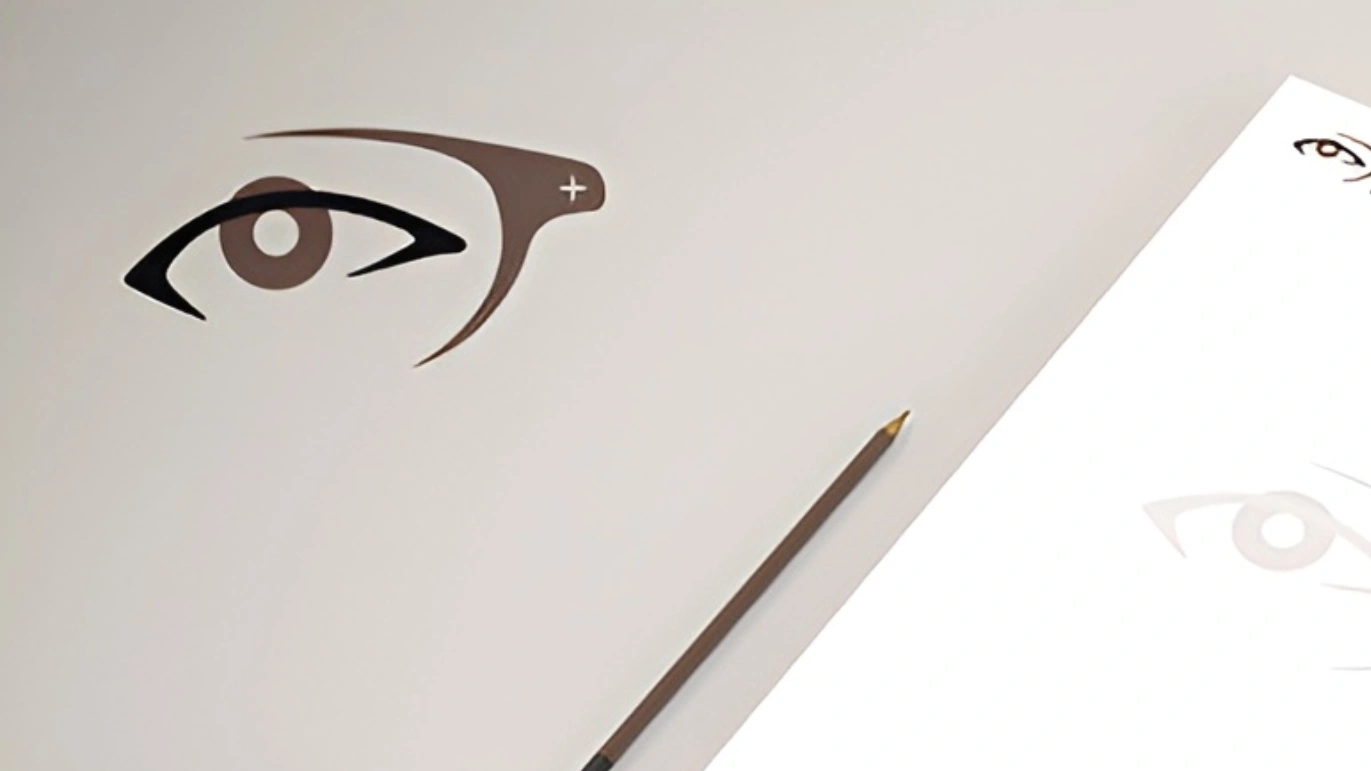 Eyeplus Optician eyewear brand identity by Pixtar branding agency in Dubai